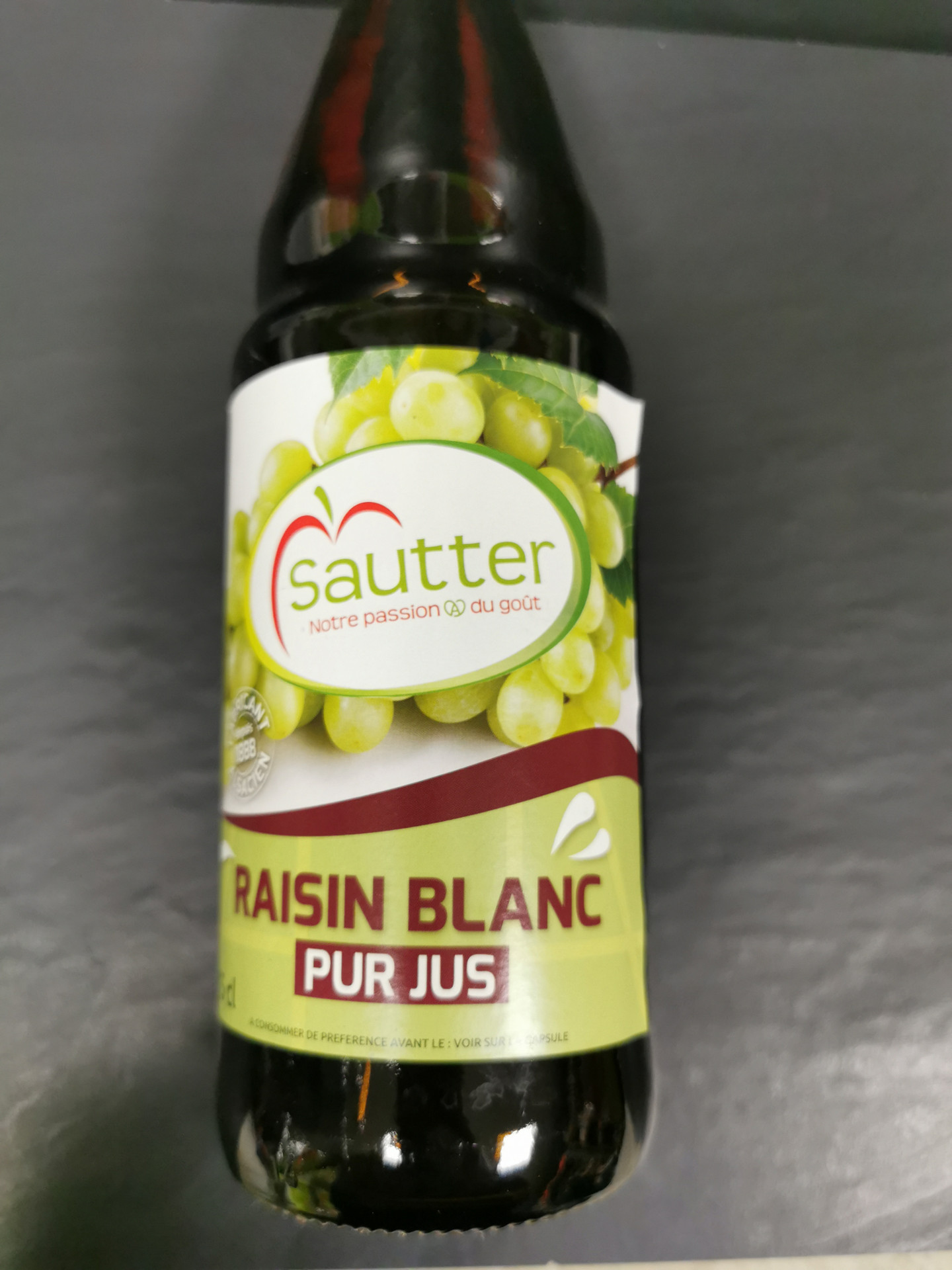 Pur Jus De Raisin Blanc Les Fruits Gourmands